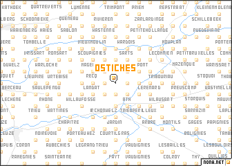 map of Ostiches