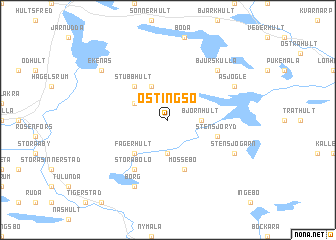 map of Östingsö