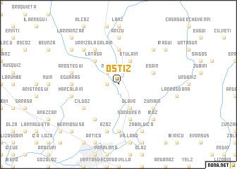 map of Ostiz