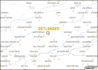 map of Ostlähden