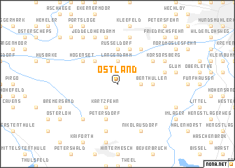 map of Ostland