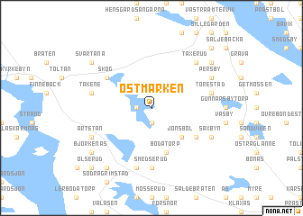 map of Östmarken