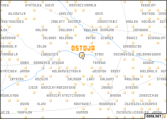 map of Ostoja