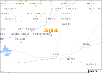 map of Ostoje