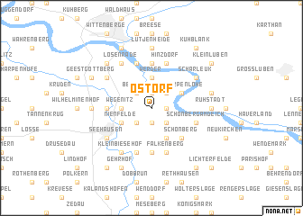 map of Ostorf
