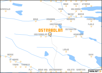 map of Östra Bölan