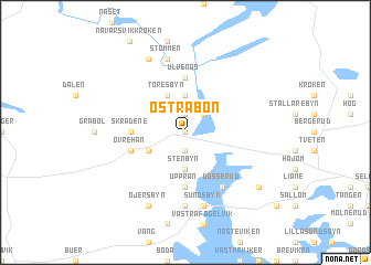 map of Östra Bön