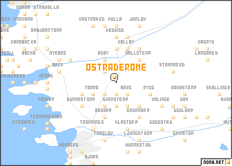 map of Östra Derome