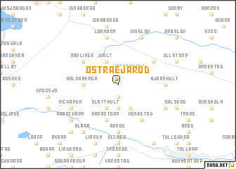 map of Östra Ejaröd