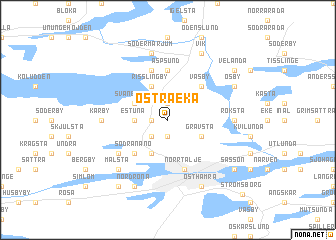 map of Östra Eka