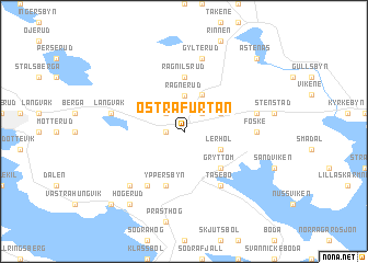 map of Östra Furtan