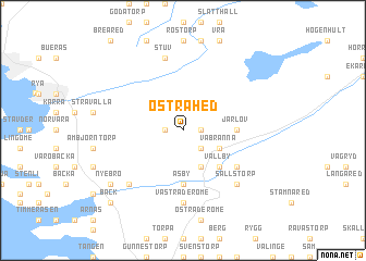 map of Östra Hed