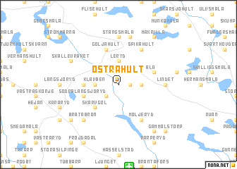 map of Östra Hult