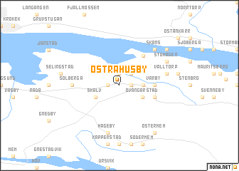 map of Östra Husby