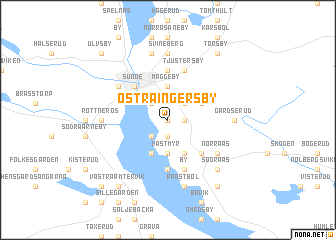 map of Östra Ingersby