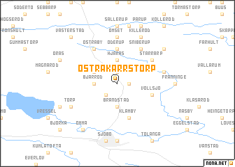 map of Östra Kärrstorp