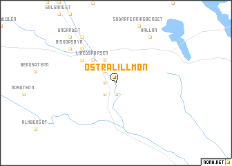 map of Östra Lillmon
