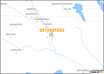 map of Östra Ofors