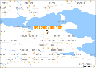 map of Östra Rynninge
