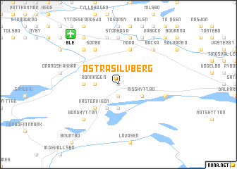 map of Östra Silvberg