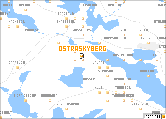 map of Östra Skyberg