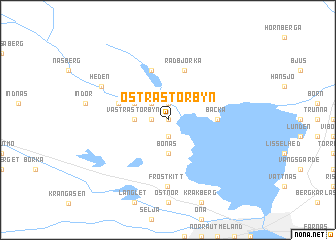 map of Östra Storbyn