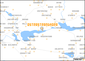 map of Östra Strandmora