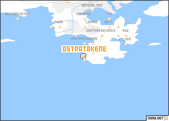 map of Östra Takene