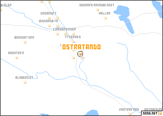 map of Östra Tandö