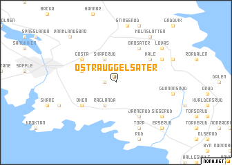 map of Östra Uggelsäter