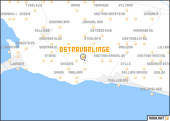 map of Östra Värlinge