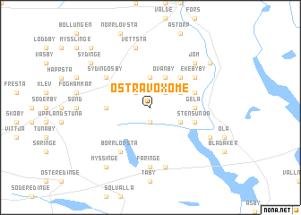 map of Östra Voxome