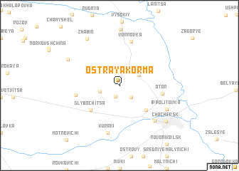 map of Ostraya Korma