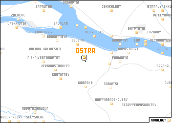 map of Ostra