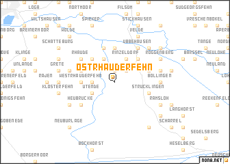 map of Ostrhauderfehn