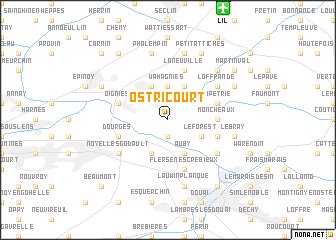 map of Ostricourt