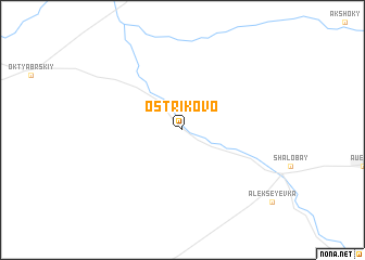 map of Ostrikovo