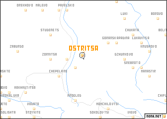 map of Ostritsa