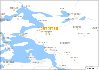 map of Ostritsa