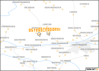 map of Ostrogorki