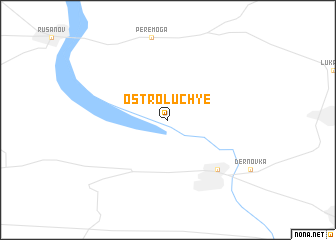 map of Ostroluchʼye