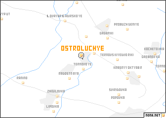 map of Ostroluch\