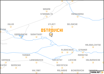 map of Ostrovichi