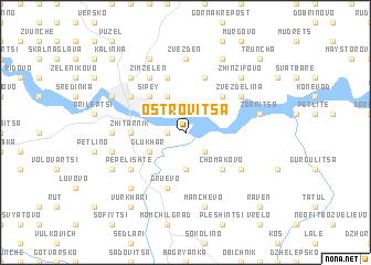 map of Ostrovitsa