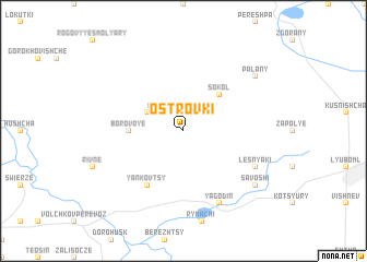 map of Ostrovki