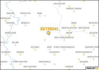 map of Ostrovki