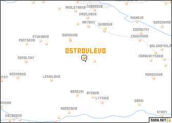 map of Ostrovlevo