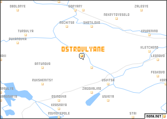 map of Ostrovlyane