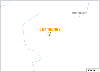 map of Ostrovnoy