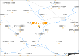 map of Ostrovok